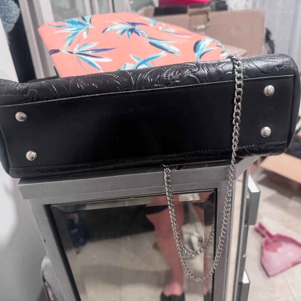 Patricia Nash  Black Chain Clutch coin purse  inspired - Picture 6 of 6
